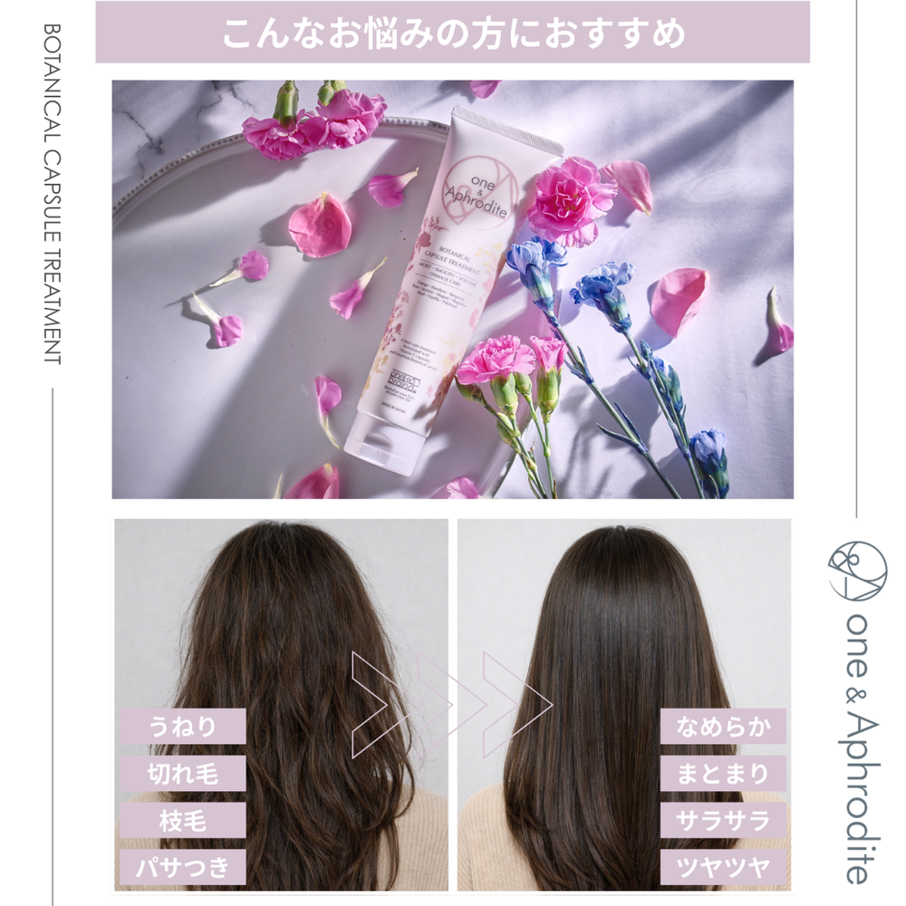 トリートメント florecita ワンアンドアフロディーテ ボタニカル カプセル トリートメント